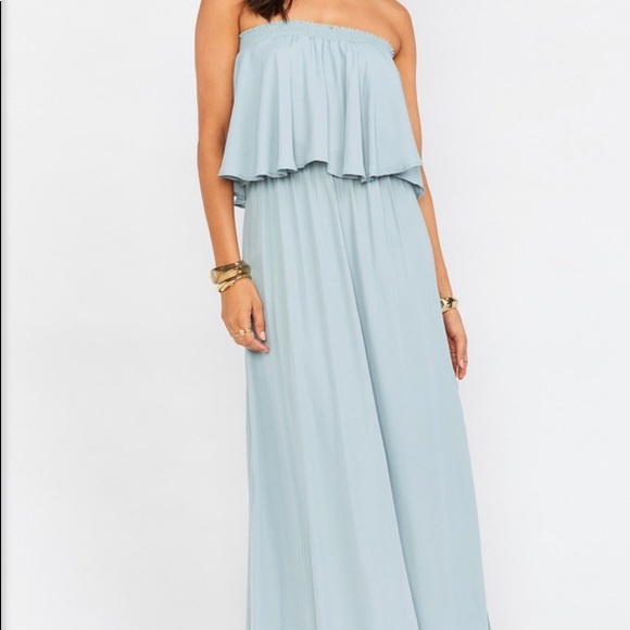 Show Me Your MuMu Dresses & Skirts - NEW SHOW ME YOUR MUMU sage blue Hacienda dress XL